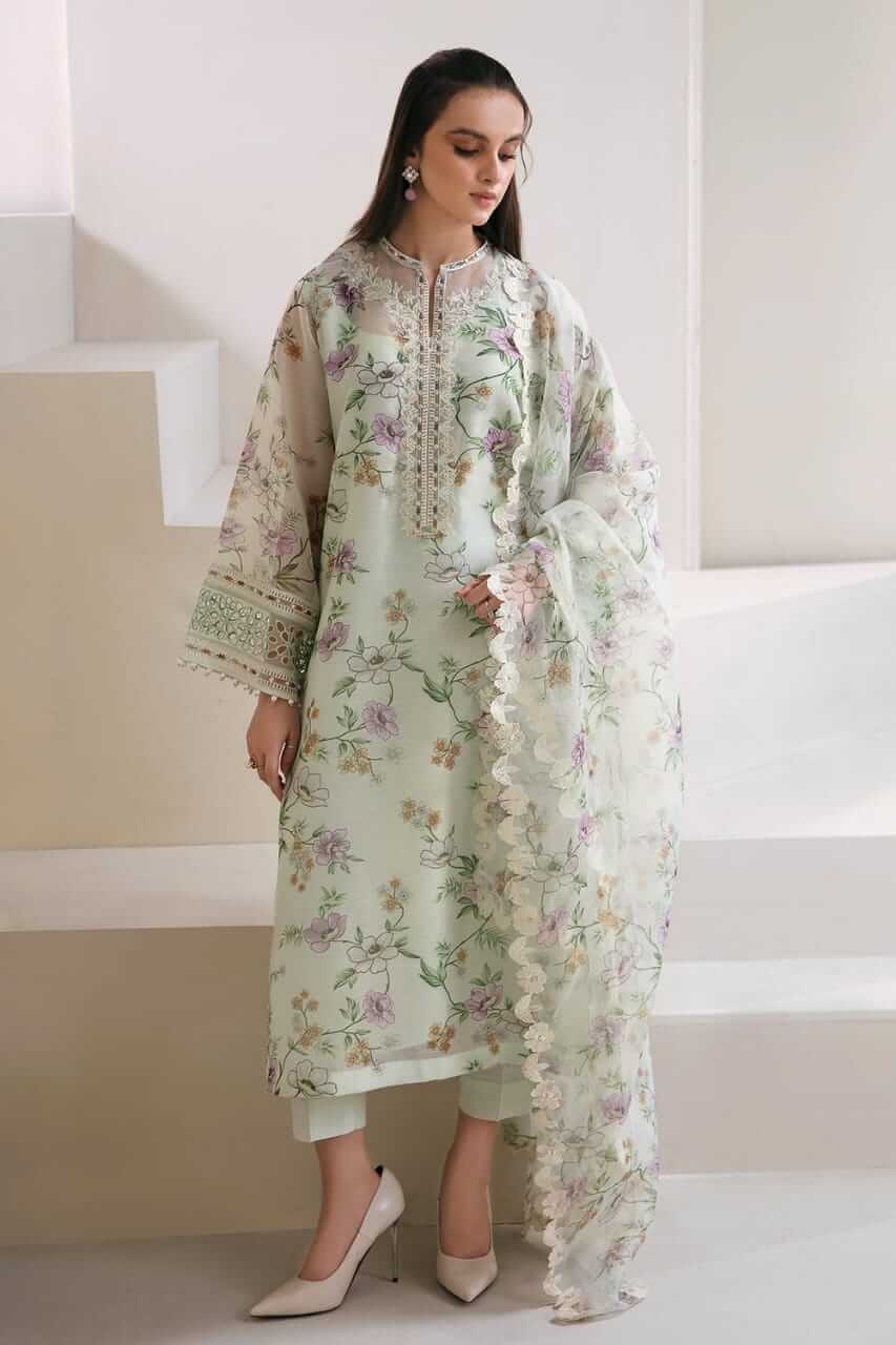 IZNIK KHADDI NET DUPATTA LAWN