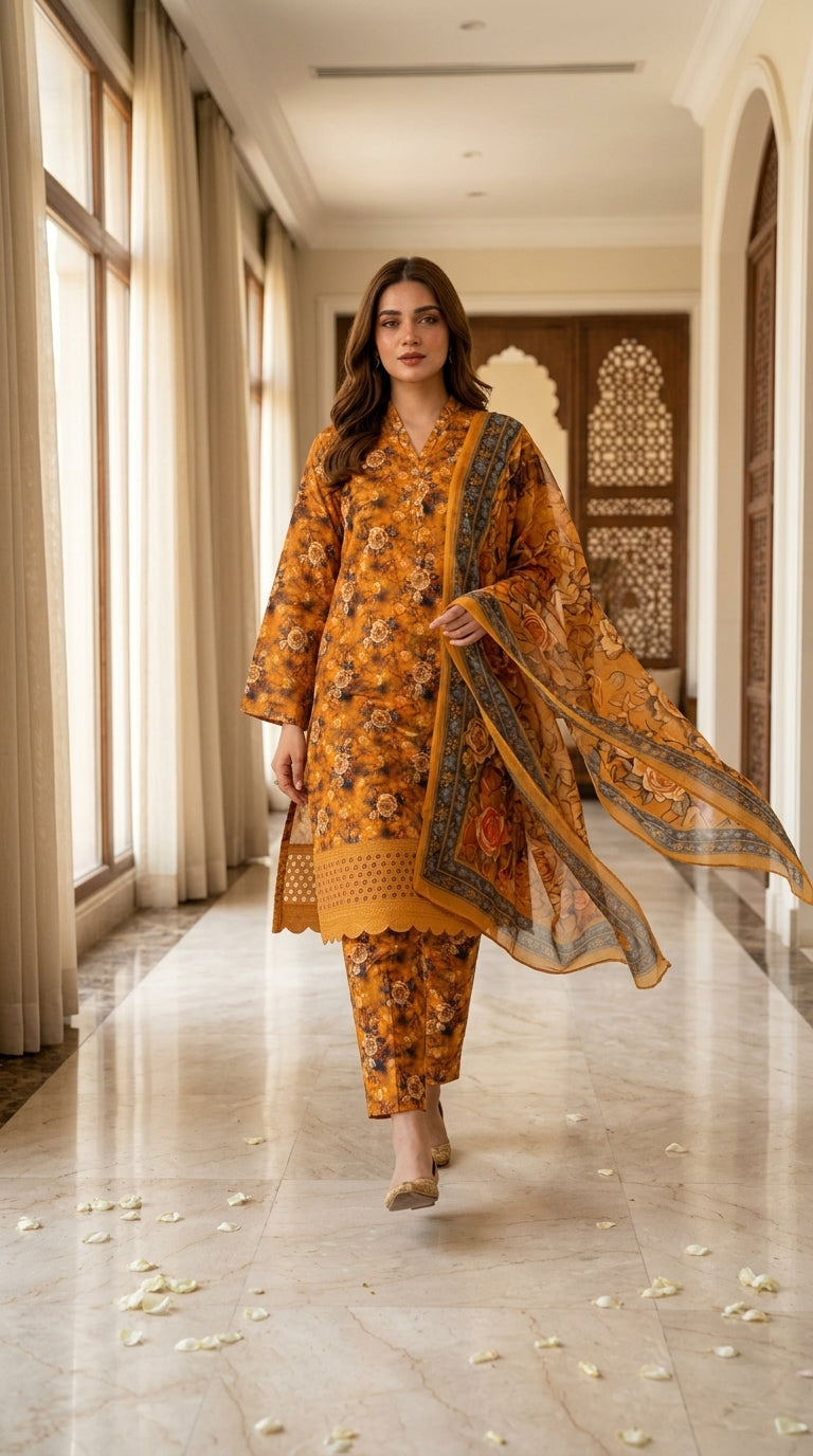 BANA DORA COPPER CHICKEN LAWN