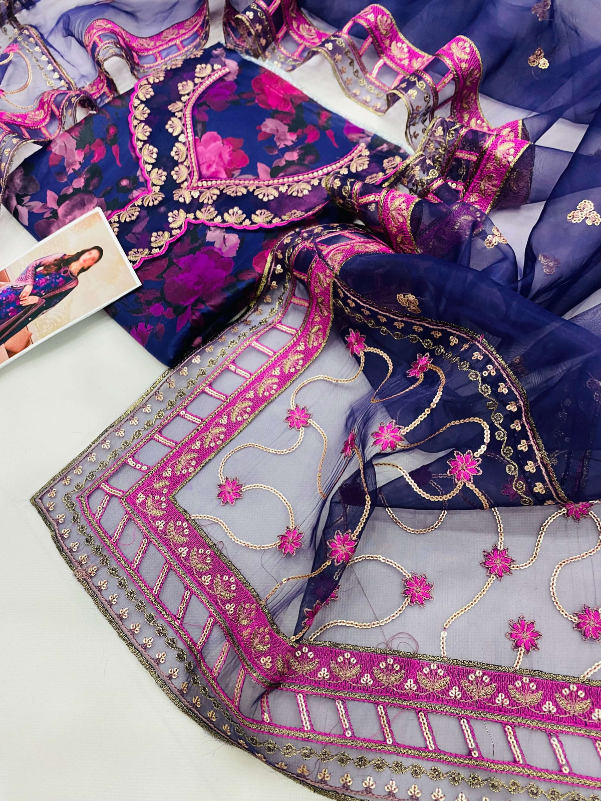 ZARIF PURPLE LUXURY FANCY LAWN