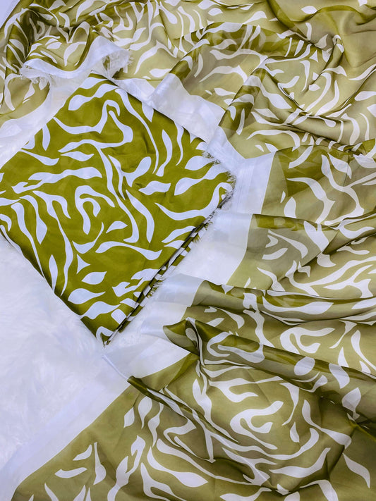 CHINA SILK OLIVE GREEN