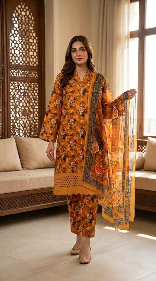 BANA DORA COPPER CHICKEN LAWN