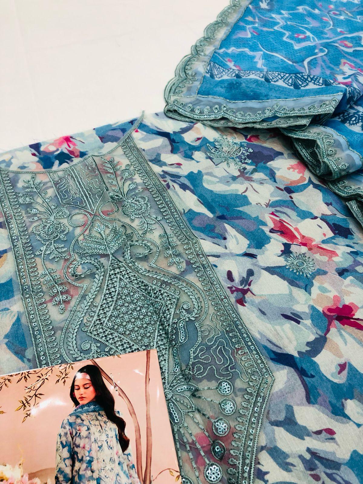 AFROZE FREOZI DIGITAL LAWN - SR FABRICS