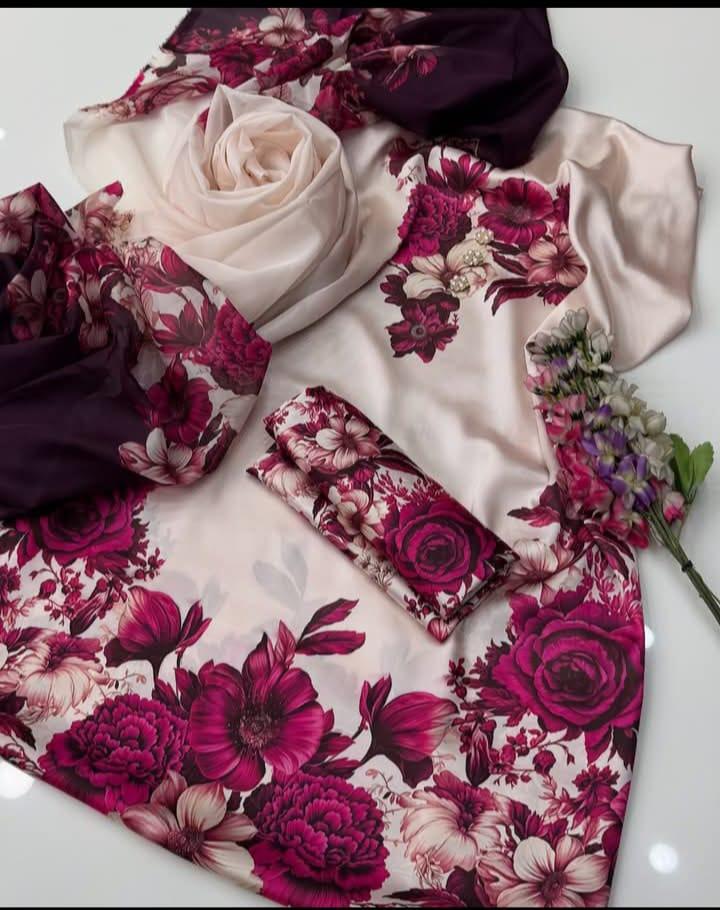 AL CHINA SILK SHOCKING PINK - SR FABRICS