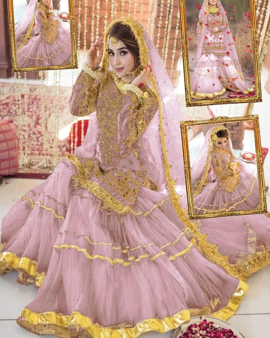 BRIDAL PINK GARARA - SR FABRICS