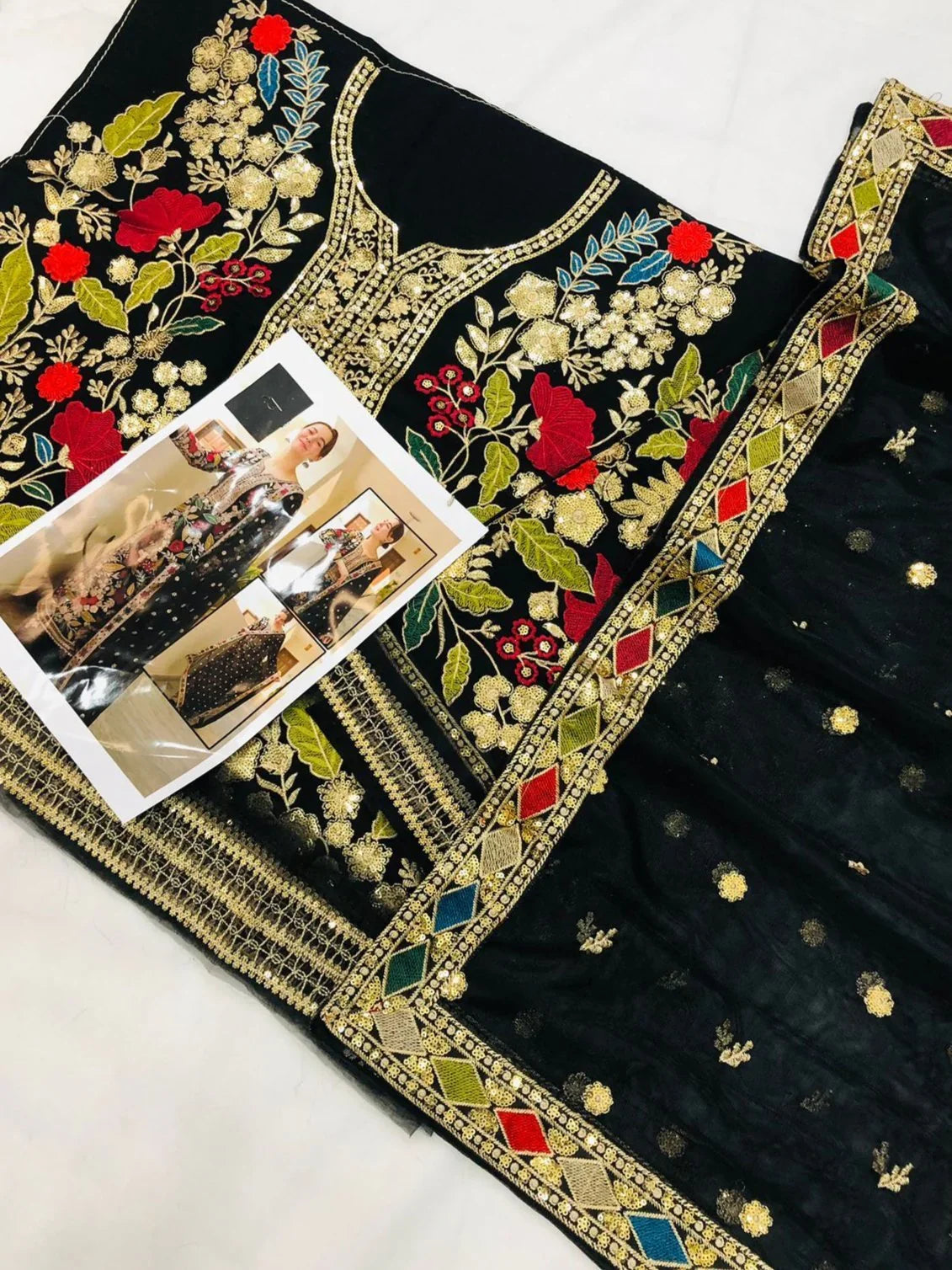 HASEEN BLACK - SR FABRICS