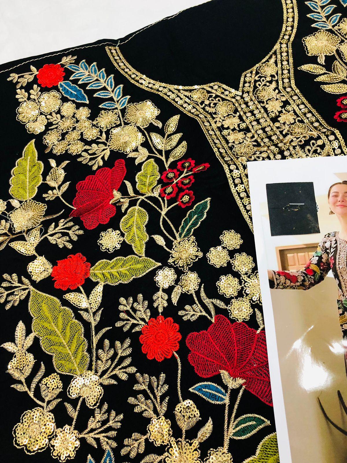 HASEEN BLACK - SR FABRICS