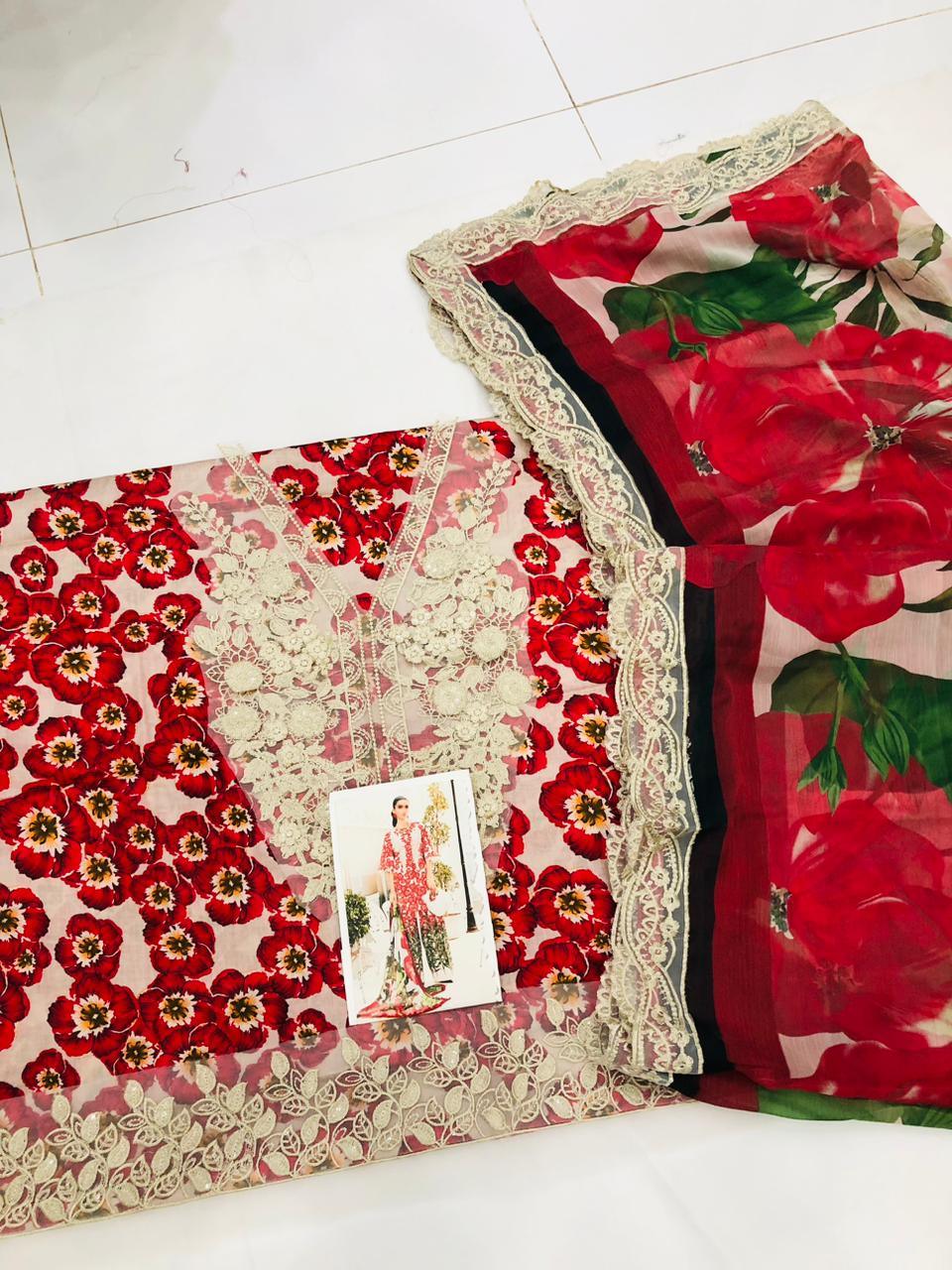 MB GULAAB DIGITAL LAWN - SR FABRICS