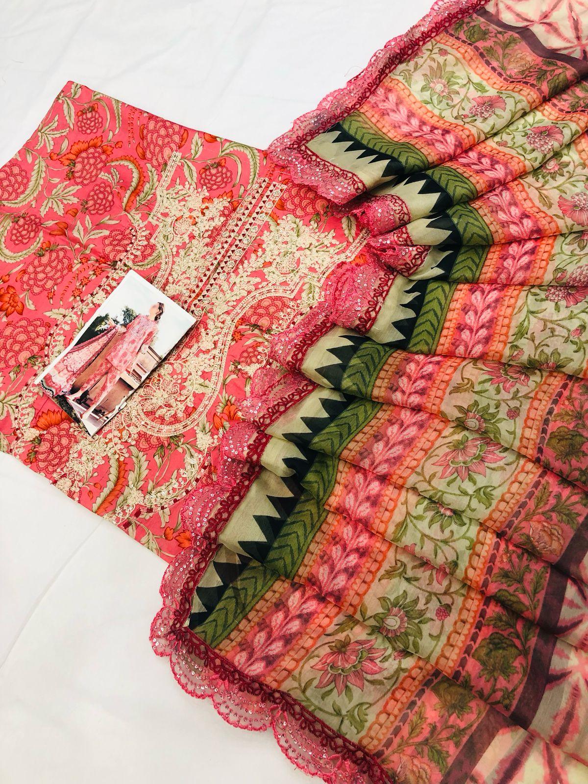 MB MELON NE DIGITAL LAWN - SR FABRICS
