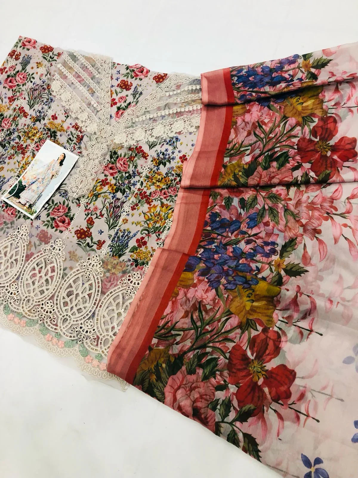 MB TEA PINK 7A LAWN - SR FABRICS