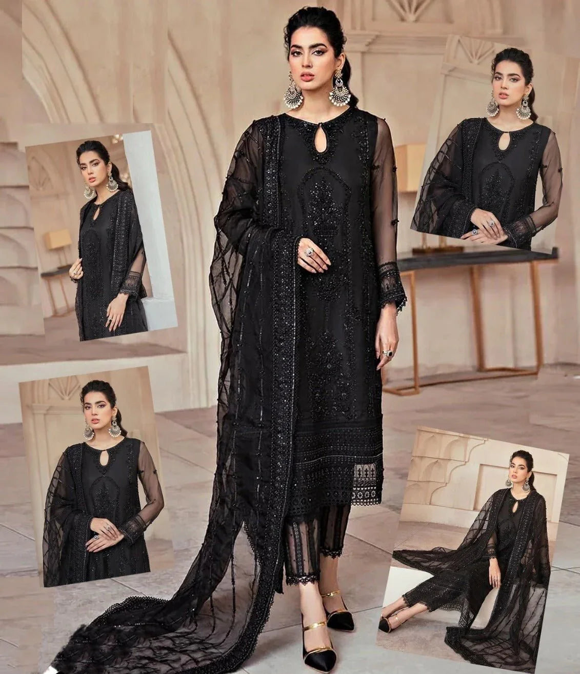 MUSHQ BLACK - SR FABRICS