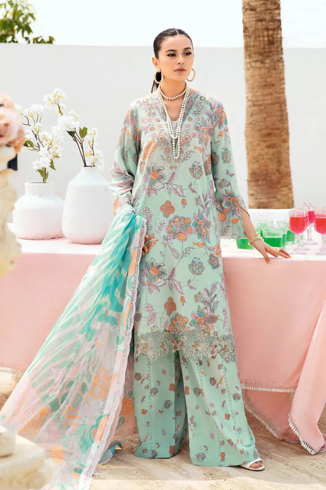 RANGREZ GREENSIH DIGITAL LAWN - SR FABRICS
