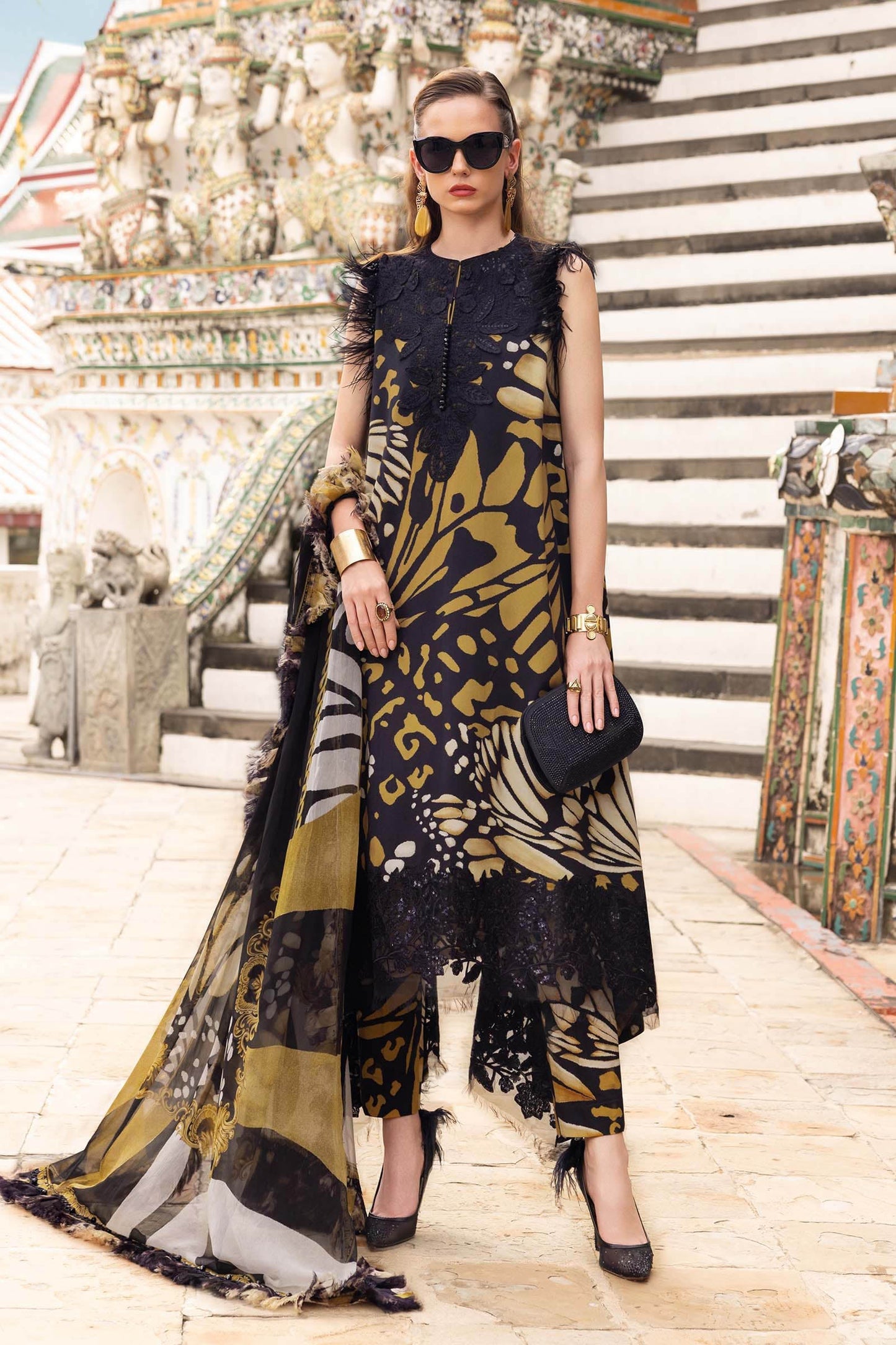 MB CHINA SILK CHEETAH PRINT