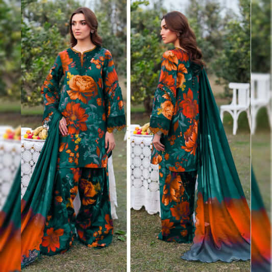 IZNIK G CUTWORK DIGITAL LAWN