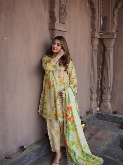 ANEELA SKIN MULTI DIGITAL LAWN