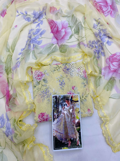 MB LEMON BUTTERFLY LUXURY LAWN