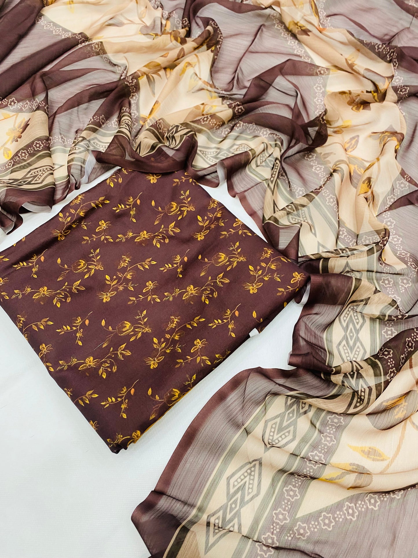 SWISS LAWN CHOCOLATE BROWN