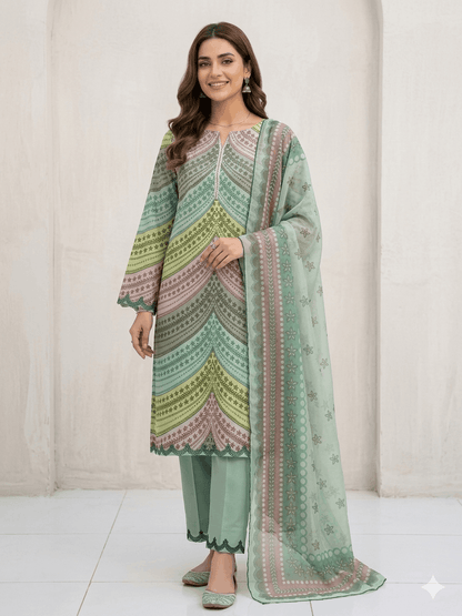 SWISS LAWN PRET 006 ZIG ZAG
