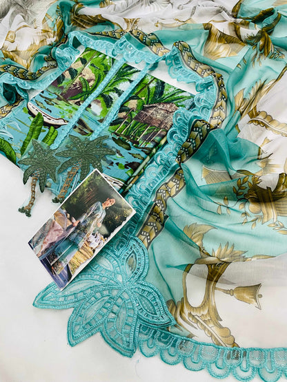 MB BEACH PRINT LUXURY LAWN