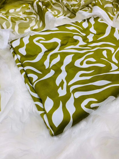 CHINA SILK OLIVE GREEN
