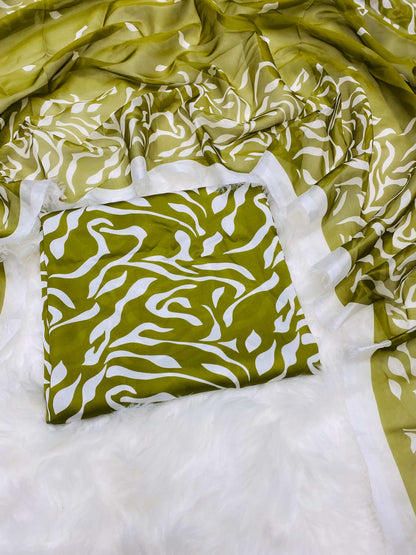 CHINA SILK OLIVE GREEN