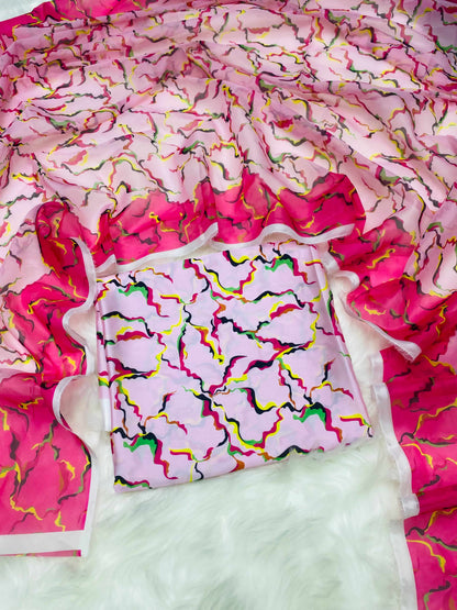 CHINA SILK BABY PINK KARARA