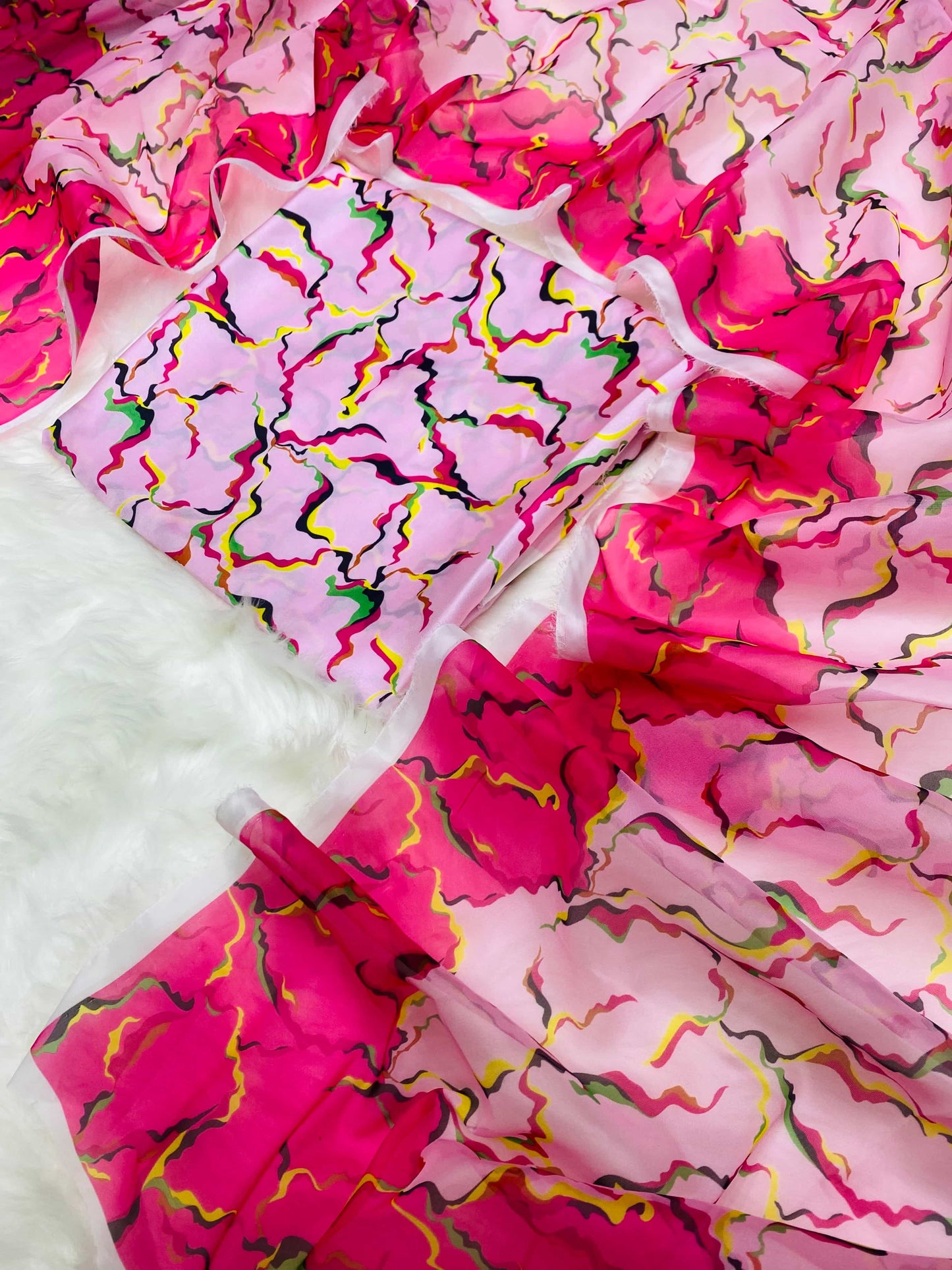 CHINA SILK BABY PINK KARARA