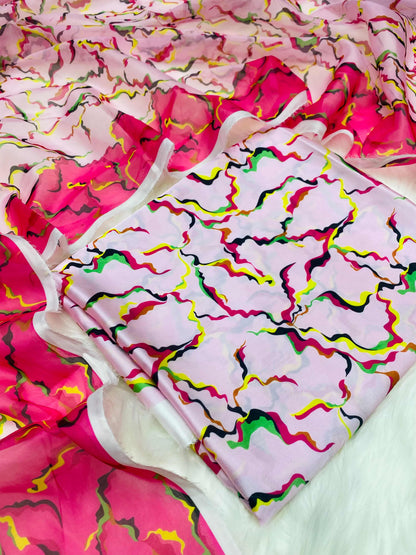 CHINA SILK BABY PINK KARARA