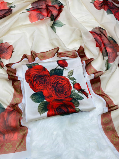 CHINA SILK SKIN RED GULAB