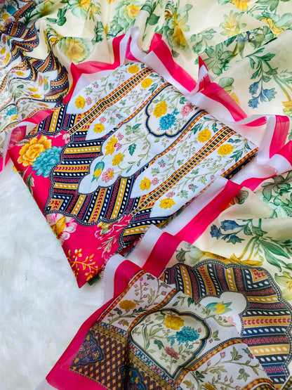 CHINA SILK SHOCKING PINK SKIN