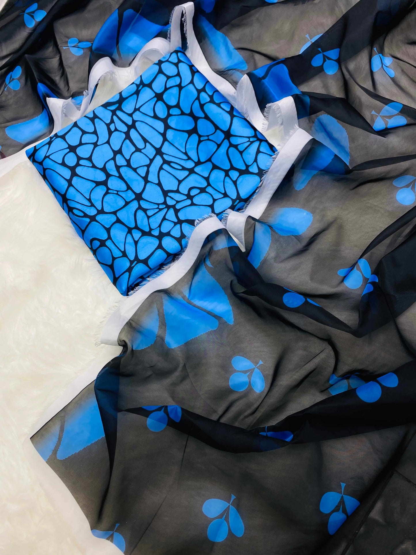 CHINA SILK FEROZI BLACK