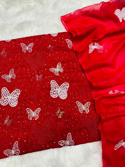 BAREEZE RED BUTTERFLY