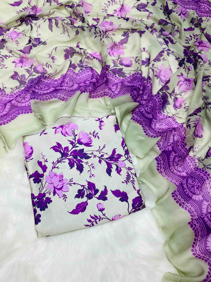 CHINA SILK ANEELA PURPLE