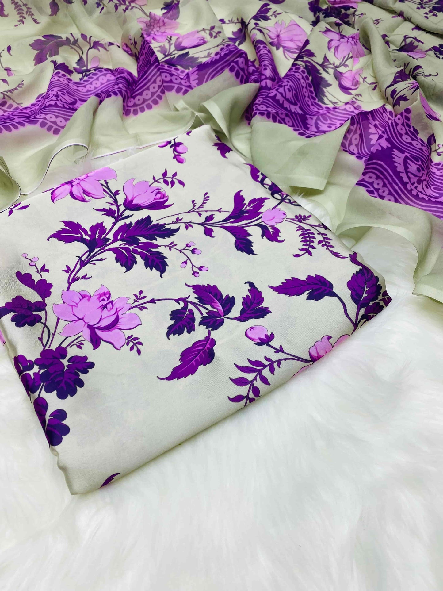 CHINA SILK ANEELA PURPLE