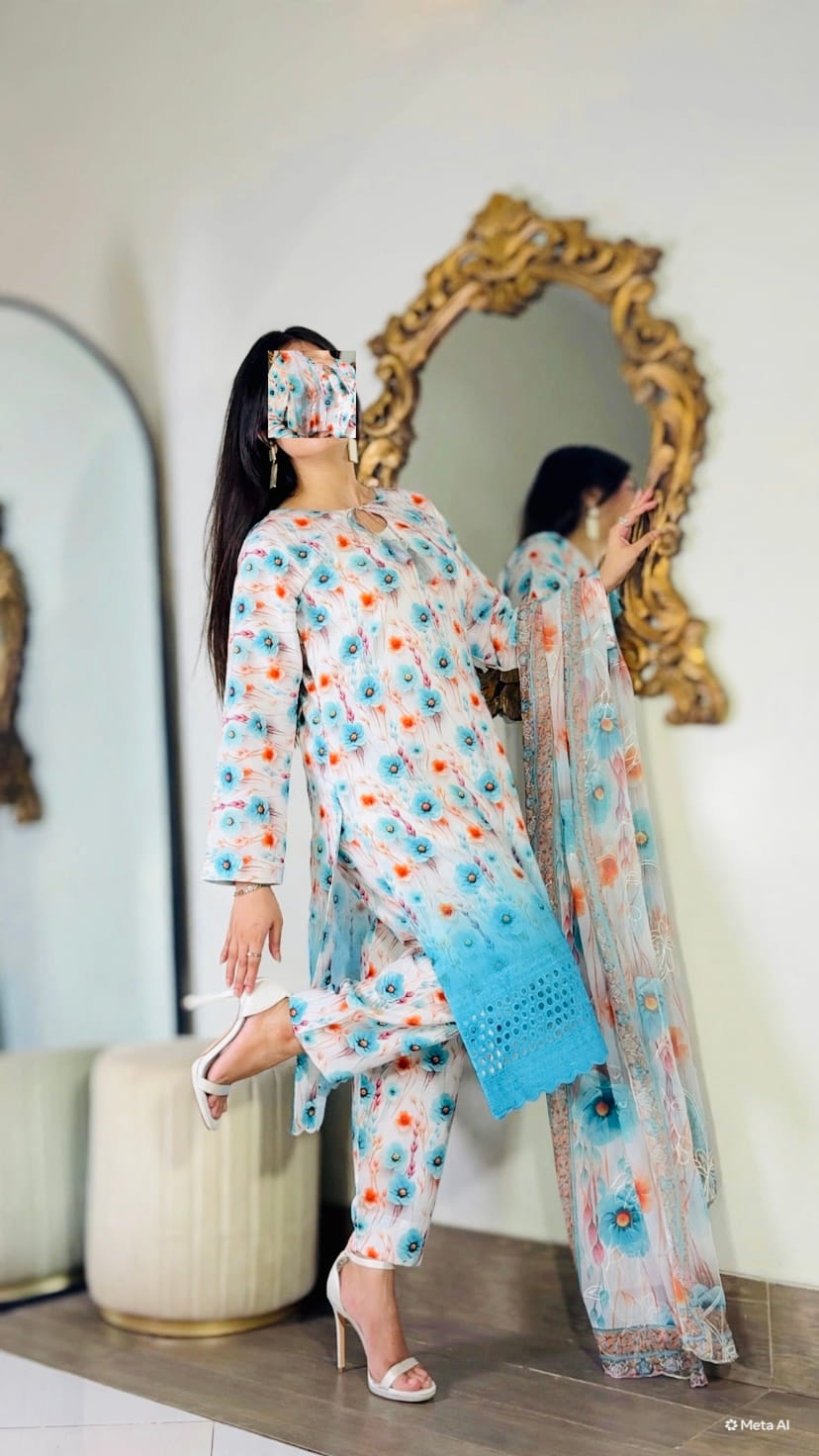 BANA DORA AQUA CHCIKEN KARI LAWN