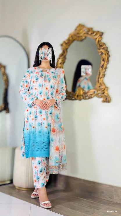 BANA DORA AQUA CHCIKEN KARI LAWN