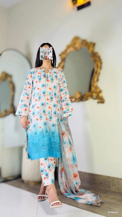 BANA DORA AQUA CHCIKEN KARI LAWN