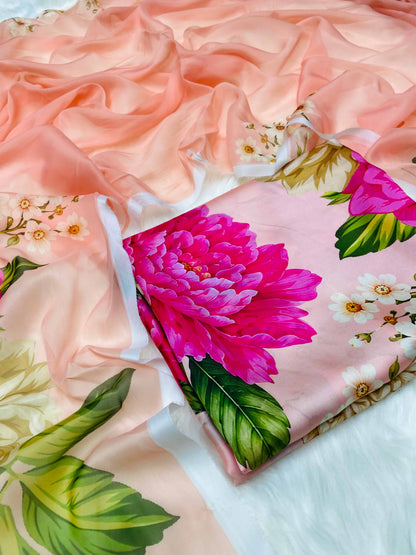 CHINA SILK ROSE PINK FLOWERS