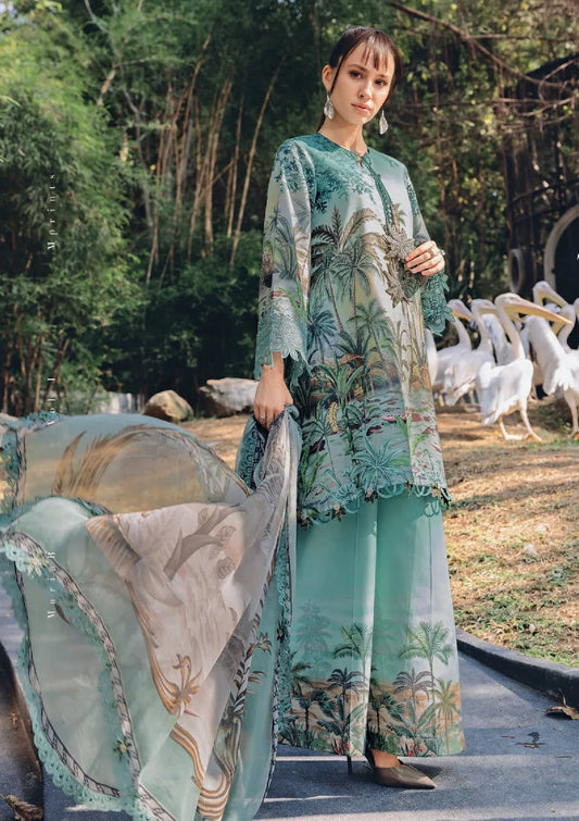 MB BEACH PRINT LUXURY LAWN