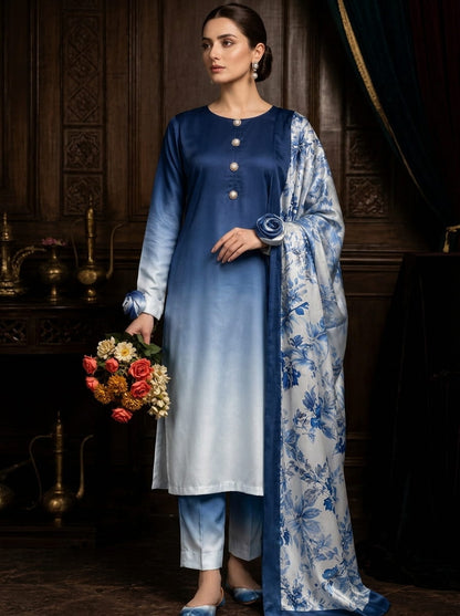 TIE N DYE CHINA SILK DRESS (5 COLORS)