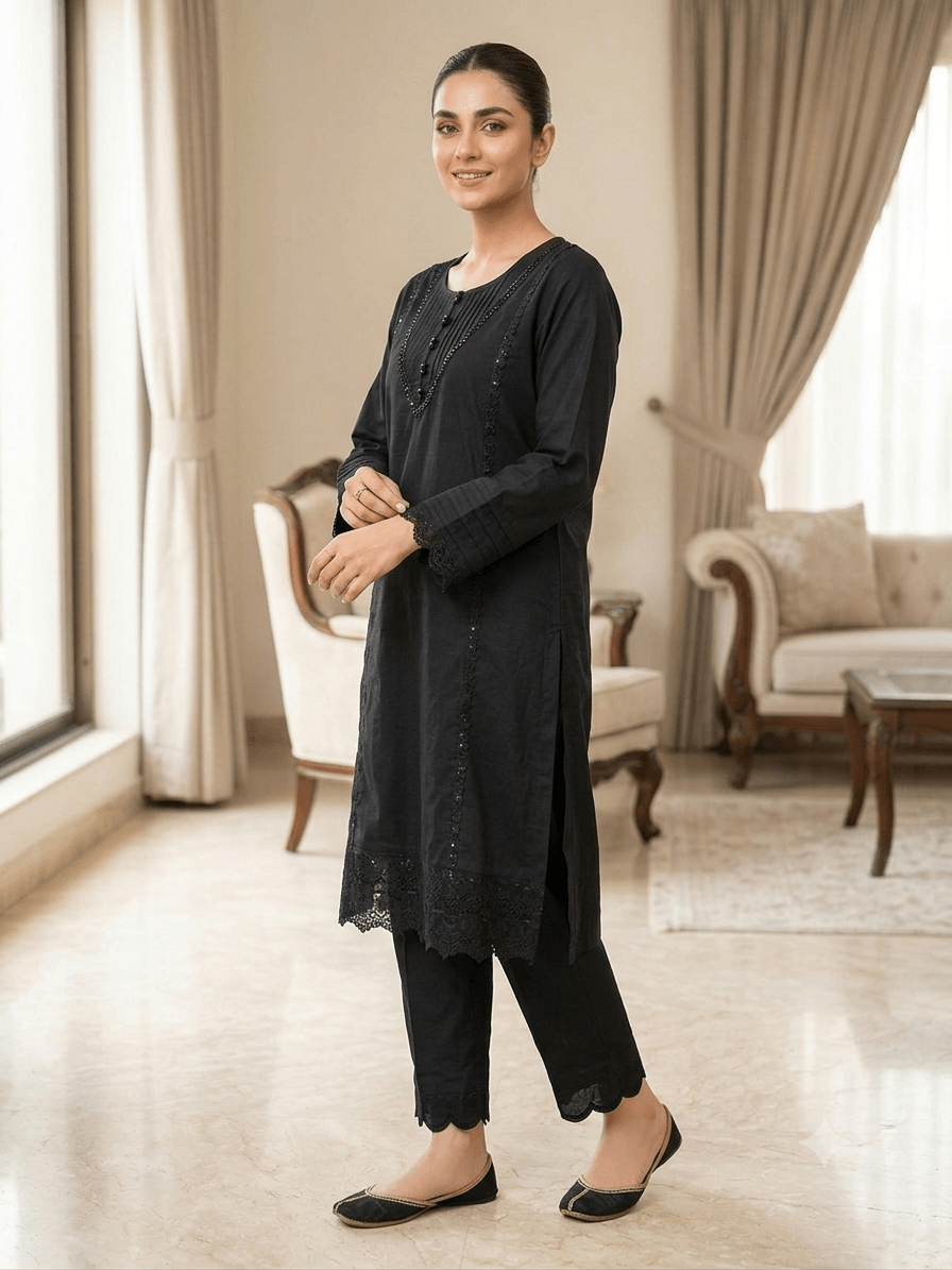 BAREEZE PRET 2PC BLACK