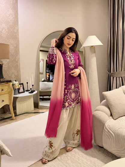 ETHNIC BAREEZE PURPLE (WINTER EDITION)