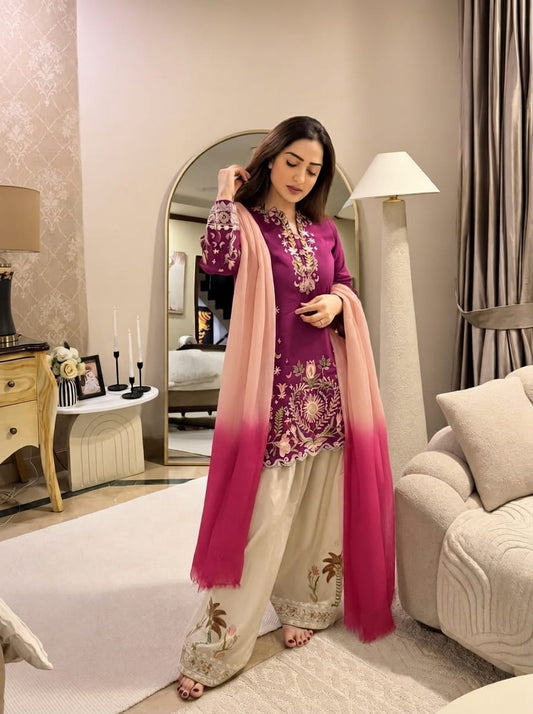 ETHNIC BAREEZE PURPLE (WINTER EDITION)