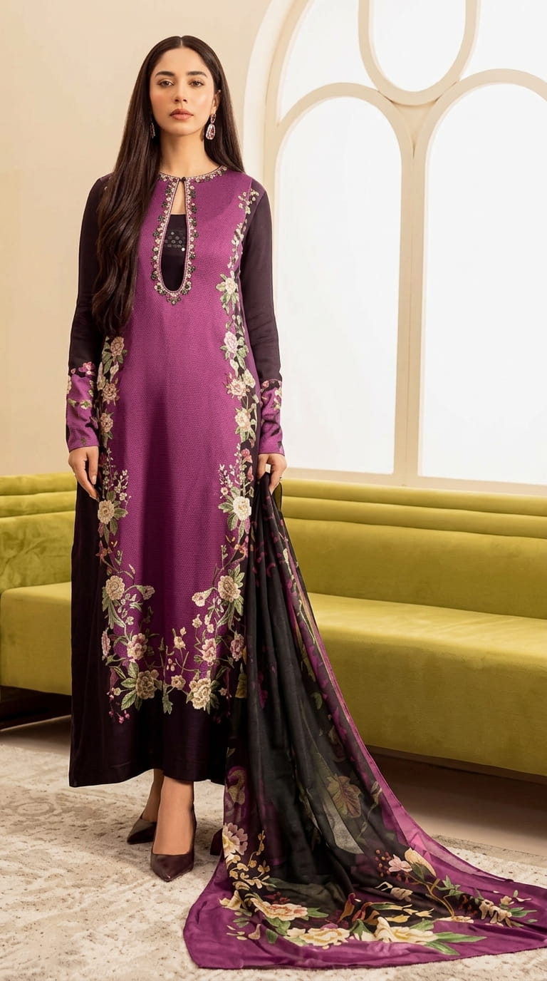 CHINA SILK MARGINDA BLACK