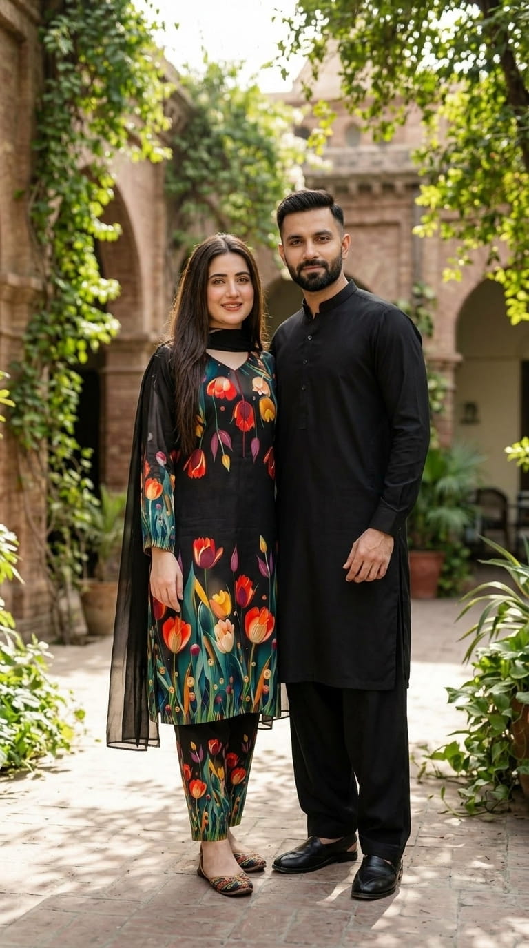 Black Boski and 3D black Silk Couple bundle