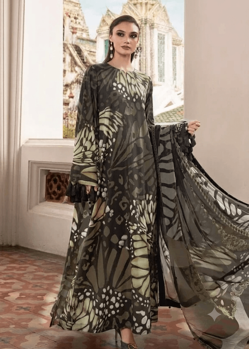SWISS LAWN GREENISH CHEETAH