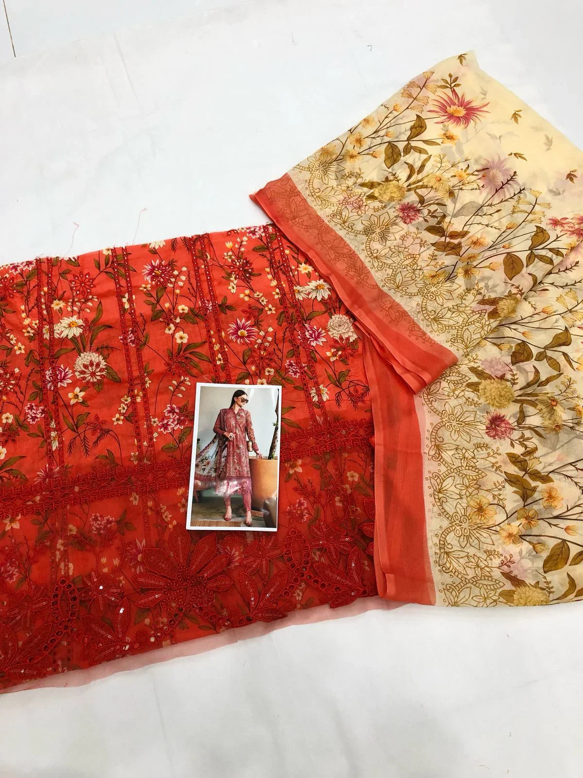 MB COPPER CHICKEN KARI LAWN - SR FABRICS
