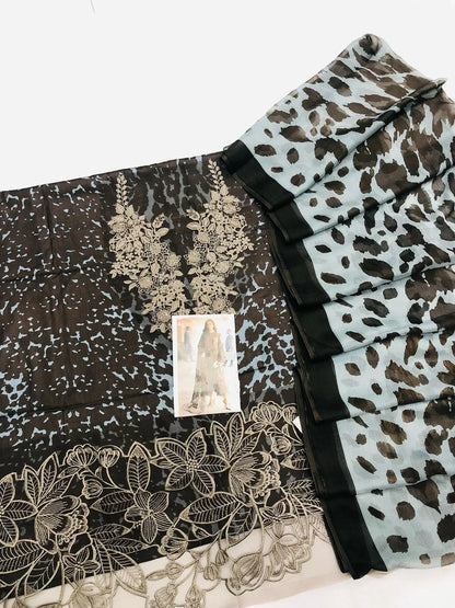 MB NEW CHEETAH DIGITAL LAWN - SR FABRICS