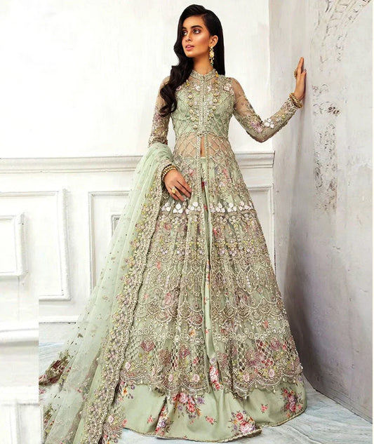 MB OLIVE GREEN MAKSI - SR FABRICS