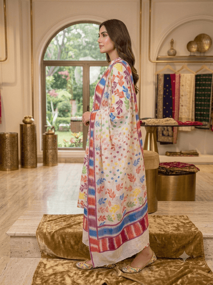 SWISS LAWN WHITE MULTI PATIYA