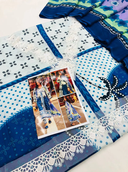 MUSHQ B - WHITE LAWN - SR FABRICS